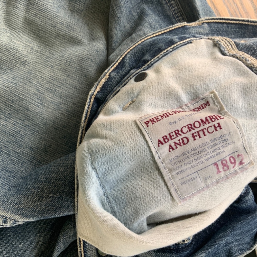 ABERCROMBIE & FITCH trendy mens carpenter jean 2002/sandblast/empire/30 - Picture 4 of 9